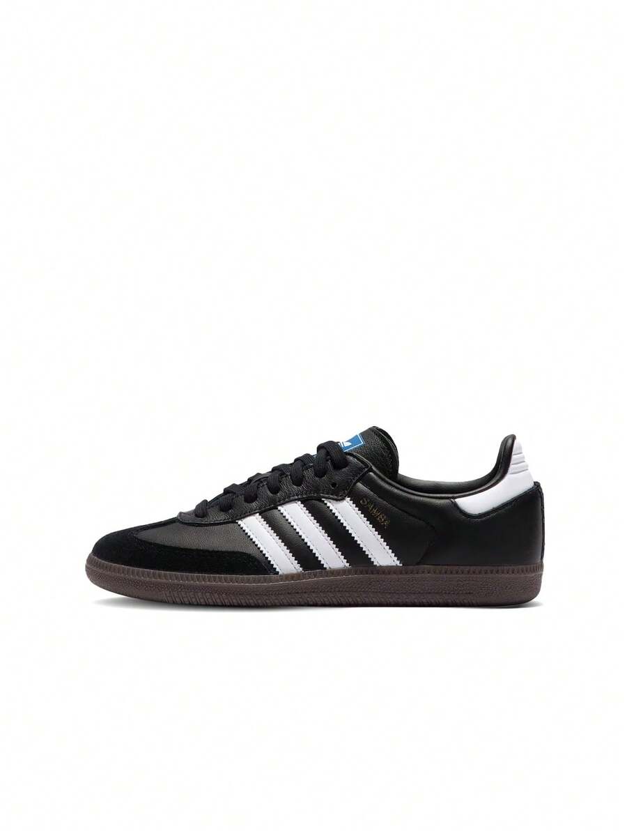 Adidas Samba 女款運動鞋 防滑支撐柔軟健身訓練鞋 黑色 IE3676 - 黑白 - 查看 1