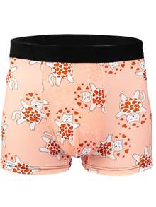 10pcs Men's Fashion Printed Briefs, Graffiti Design Comfortable Stretchy Boxer Briefs, Sports Shorts, Novelty Men's Underwear, Cycling Shorts - Multicolor - View 3