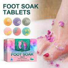 EELHOE Foot Bath Bomb Natural Old Ginger Foot Soak Ball Gentle Relax Foot Improve Sleep Quality Relief Fatigued Stress Exfoliating Reduce Remove Odor Dampness Clean Foot Bath Ball - 粉色 - 查看 3