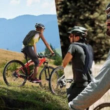 Mochila de Hidratación Ciclismo Hiking Campismo+Bolsa De Agua 3L, Mochila táctica de hidratación para ciclismo y senderismo - Negro - Ver 8