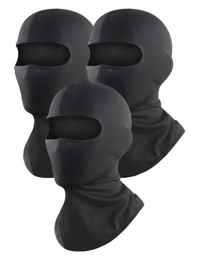 Máscara facial balaclava 3 peças/1 peça/2 peças, máscara de esqui para homens e mulheres, cachecol à prova de vento com proteção UV para motocicleta, snowboard e ciclismo
