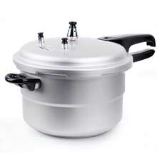 ABKOK 9.5 Quart Pressure Cooker,10Psi Induction Compatible Pressure Canner With Multiple Pressure Control& Protection,Fast Stewing, Durable,Light And Sturdy,Compatible With Gas Stoves & Induction Cookers,Silver, Family Dinner Supplies, Christmas Party Supplies - 9.5 Quart - View 11