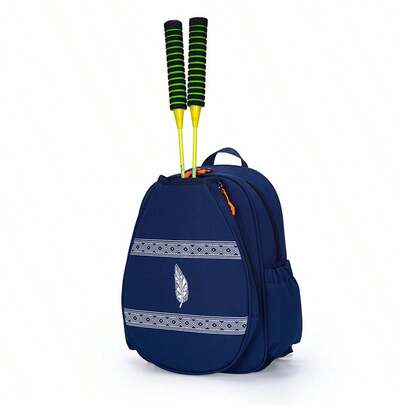 Bolsa de bádminton, bolsa de bádminton adecuada para niñas, mochila para raqueta de bádminton, mochila de tenis, bolsa de pickleball, adecuada para niñas, estudiantes, entusiastas del deporte, compartimento independiente para zapatos, puede acomodar iPad, bebidas deportivas y otros equipos