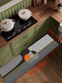 Sang trọng & Đơn giản hóa Phong cách Phòng bếp Thảm trải sàn Không trượt Chống thấm dầu , Nước Hấp thụ Thảm phòng tắm Với Nhanh khô & Dễ dàng làm sạch Chức năng , Mềm mại Trái đất Hấp thụ nước Tấm lót Đối với Phòng vệ sinh Lối vào - màu cam ấm áp - Xem 19