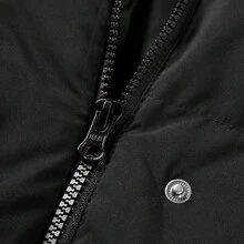 Adidas 阿迪達斯羽絨衣男女同款中性裝冬季新款長連帽羽絨服 - 黑色 - 查看 6