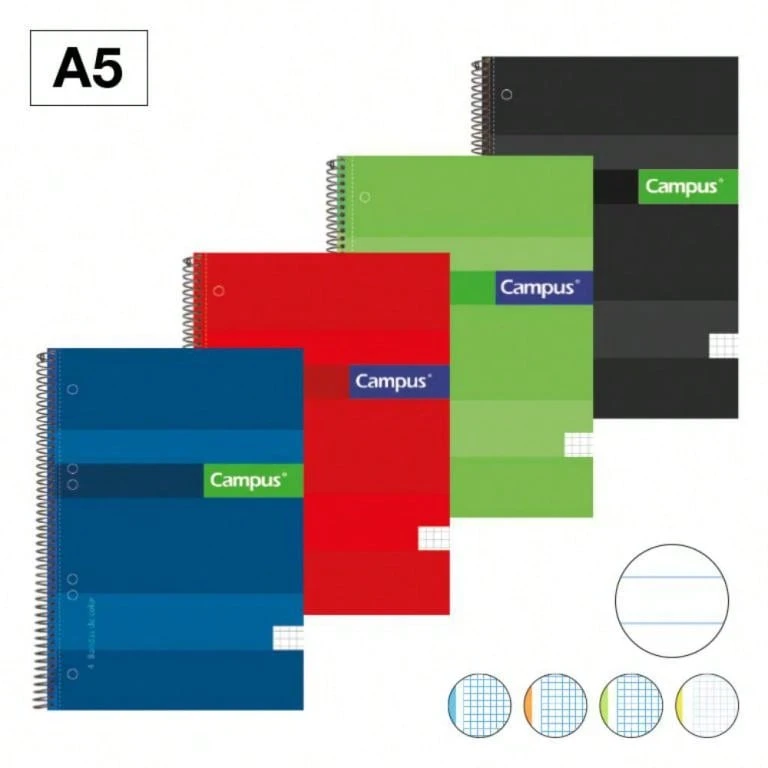 campus Cahiers - Rayures horizontales - Voir 1