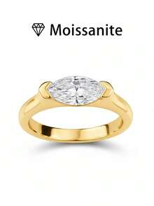 1pc Women's Wedding Ring, Horus Eye Ring, 2.7g 925 Sterling Silver, 1 Carat Moissanite, Bohemian Palace Style, Luxury Engagement, Wedding, Anniversary, Valentine's Day Gift, Comes With Moissanite Certificate And Elegant Gift Box - 1ct Moissanite - View 13