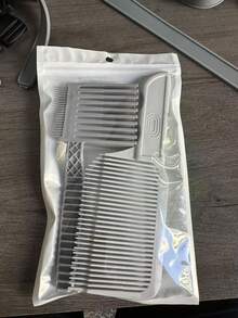 Professional Hairstylist Fading Comb - Heat-Resistant, ABS Plastic Haircut And Blending Tool, Suitable For Flat Tops, Textures And Thinning Hair - Lightweight, Anti-Static Essential For Hairstyling Salon, Barber Hair Cutting Accessory,Brush,Hair Brushes,Edge Brush,Brush Hair,Hair Comb,Comb Hair,Detangling Brush,Ball Brush,Mini Hair Brush,Hair Brush Set,Wooden Comb,Hair Brush, Brush, Comb, Slick Back Brush, Hairbrush, Edge Brush, Brush Hair, Hair Comb, Hair Brush Set, Comb Hair, Mini Hair Brush, Detangling Brush, Hair Brushes,Hair, Accessories, Hair Products, Hair Tools, Hair Stuff, Hair Care, Curly Hair Brush, Barber, Barber Accessories, Hairdressing Equipment,Travel Essentials,Travel Essential,Hairstyle,Hairdressing - Multicolor - View 23