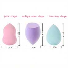 10pcs Beauty Egg Makeup Sponge Set - Latex-Free Vegan Sponge, Beauty Foundation Mixing Powder Puff