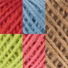 JubileeYarn Crafty Jute Twine Cord, String For Artwork, DIY Crafts, Gift Wrapping, And Gardening - 675 Feet (205 Meters), 2mm Thick - White - 3 Balls