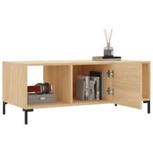 Coffee Table Sonoma Oak 102x50x40 Cm Engineered Wood - Brown - View 5