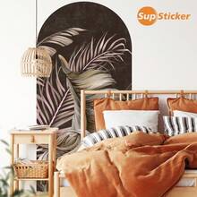 1 Roll 2pcs PVC Material 17.72X70.87inch Modern Minimalist Style Arched Wall Decals, Self-Adhesive Removable Wallpaper, Thick Wear-Resistant Wall Stickers, Suitable For Bedroom Headboard, Entryway, Living Room Backdrop, Furniture Side, For Home Decor, Space Renovation And Renewal Wall Paper Wall Decor Room Decor Wallpaper Peel And Stick