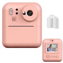 Fotocamera istantanea aggiornata per uomo e donna, fotocamera digitale con doppio obiettivo 1080P HD per selfie, con carta fotografica, regalo di Natale e compleanno per uomo e donna, batteria ricaricabile agli ioni di litio da 1000/1200/1300 mAh