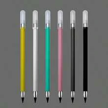 Eternal Pencil: Unsharpened, Endless Pencil, Black Technology With Rubber, Macaron Color, Durable, Creative Pencil, 3PCS Set