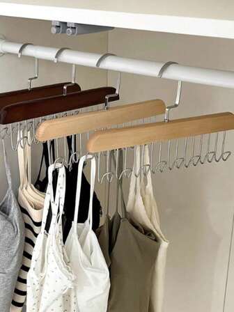 5 piezas Percha multiusos y multifuncional para ropa interior y chalecos - Innovador tendedero sin rastro para un almacenamiento eficiente y ahorro de espacio, perfecto para organizar tu armario, ideal para viajes y uso doméstico, mantén tus prendas delicadas ordenadas y limpias, esencial para toda fashionista, excelente para cambios de armario estacionales y preparativos navideños, maximiza el espacio de tu armario con esta solución elegante y práctica, regalo perfecto para amantes de la moda y entusiastas de la organización.