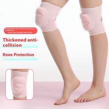 1只加厚海绵运动护膝，专业护膝套，适用于足球、排球、舞蹈、轮滑、篮球、瑜伽等运动 - 彩色 - 查看 3