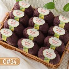 2 Packs, 600g, Merino Knitted Yarn, For Knitting Sweaters, Cardigans, Hats, Gloves, Scarves, Vests, Handmade Yarn Balls, Multi-Pack Knitted Yarn, Gift, Mother's Day Gift, Multiple Color Options, Handmade Knitted Yarn, Warm Yarn Balls, Soft & Comfortable Knitted Yarn - 12 Balls Of Wool Green Label - View 20