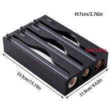 1 件竹制保鲜膜分配器，竹制厨房收纳盒，铝箔和保鲜膜储物盒，适用于厨房