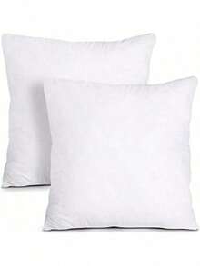 ARISE-Pack Of 2 White Polyester Fiber Cushion Fillings. Soft And Cuddly. Various Sizes Available. - White - View 12