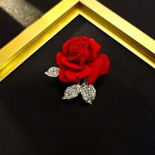 Rose Brooch Light Luxury Exquisite Brooch Coat Suit Clothing Versatile Accessories Anti-Light Pins