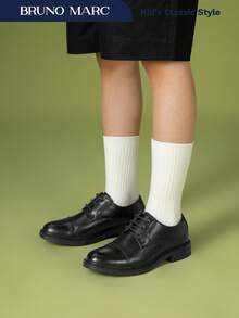 Boy's Oxford  Formal Black Shoes Timeless Style For Young Gents  Fall Back-To-School (Toddler/Little Kid/Big Kid) - 黑色 - 查看 3