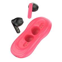 De alto valor en forma de coche deportivo auriculares bluetooth inalámbricos en la oreja 2025 nueva alta calidad de sonido ultra-larga vida de los hombres y modelos de las mujeres - Rosa Fucsia - Ver 3