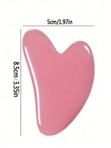 1pc Natural Resin Gua Sha Massage Tool, Suitable For Face, Neck, Back And Full Body Massage, Cleaning Tool