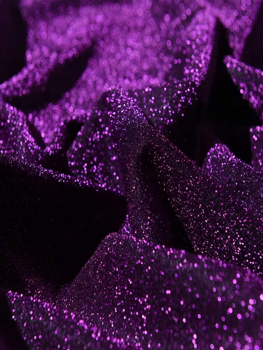 1 pieza de tela no tejida con brillo metálico dorado y plateado con estampado de cielo estrellado, material súper brillante para vestidos de novia y manualidades de ropa