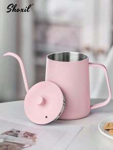 shoxil 1 件粉色咖啡礼盒 - 全套手冲咖啡套装（01 和 02 号）适合情人节和节假日 | 便携式旅行友好型设计，适合女士、情侣和咖啡爱好者的特别礼物 - 粉紅色套裝 - 查看 4