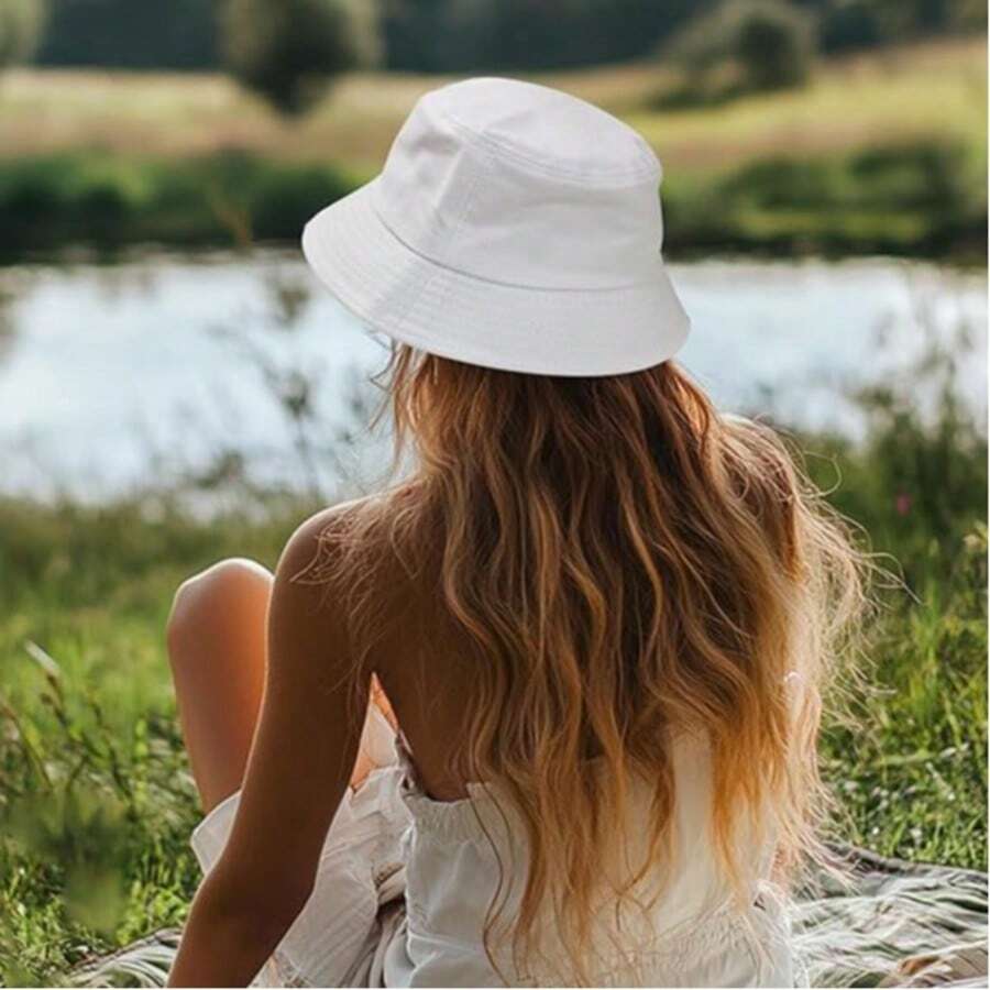 1 件，经典时尚女士休闲涤纶（聚酯纤维）渔夫帽 - 方便携带户外首选男士钓鱼帽，防风防晒，适合朋友、家人、亲戚的礼物和户外休闲、运动、钓鱼、度假旅行， - 彩色 - 查看 1