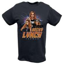 Becky Lynch Three Pose Black T-Shirt - màu đen - Xem 1