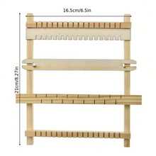 1 套木制织机套件，手工编织 DIY 时尚壁挂织机，小型工艺套装，适用于艺术、工艺品和缝纫用品，无需电源，无需电池，艺术项目必备，适用于 DIY 缝纫、针织工艺品、钩针编织、缝纫配件、编织用品，是送给家人、朋友、兄弟姐妹、邻居、同事、老师、同学的理想礼物