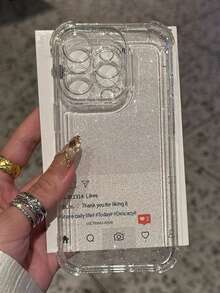 1 pieza Funda de teléfono a prueba de golpes con cielo estrellado de lujo, compatible con iPhone 17/17 Pro/17 Ari/17 Pro Max/16/16 Plus/16 Pro Max/15/15 Pro/13/13 Pro Max/12/12 Pro Max/iPhone 11 Funda protectora suave