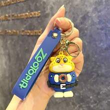 卡哇伊尼克·王尔德钥匙扣朱迪·霍普斯可爱娃娃背包吊坠动漫卡通钥匙扣节日礼物，女孩。派对装饰、生日礼物、各种节日礼物 - 赠送朋友或伴侣的完美选择。 - 彩色 - 查看 5