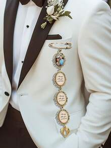 Customized Bridal Bouquet, Bouquet Photos, Wedding Memorial Hall, Memorial Souvenirs, Wedding Gifts, Engraved,Stainless,Colorful,Cute,Adorable,Funny,Kawaii,Y2K,Stylish,Unisex,Casual,Custom,Personalized,Unique,Customized,Ideal Gifts For Him,Ideal Gifts For Her,Her,Boyfriend,Girlfriend,Family,Friends,Vacay Vibes,Apparel Accessories,Halloween Edit,Freshman, Sophomore, Underclassmen - Multicolor - View 12