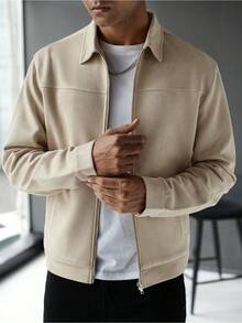 Men Jackets And Coats - Beige - View 4