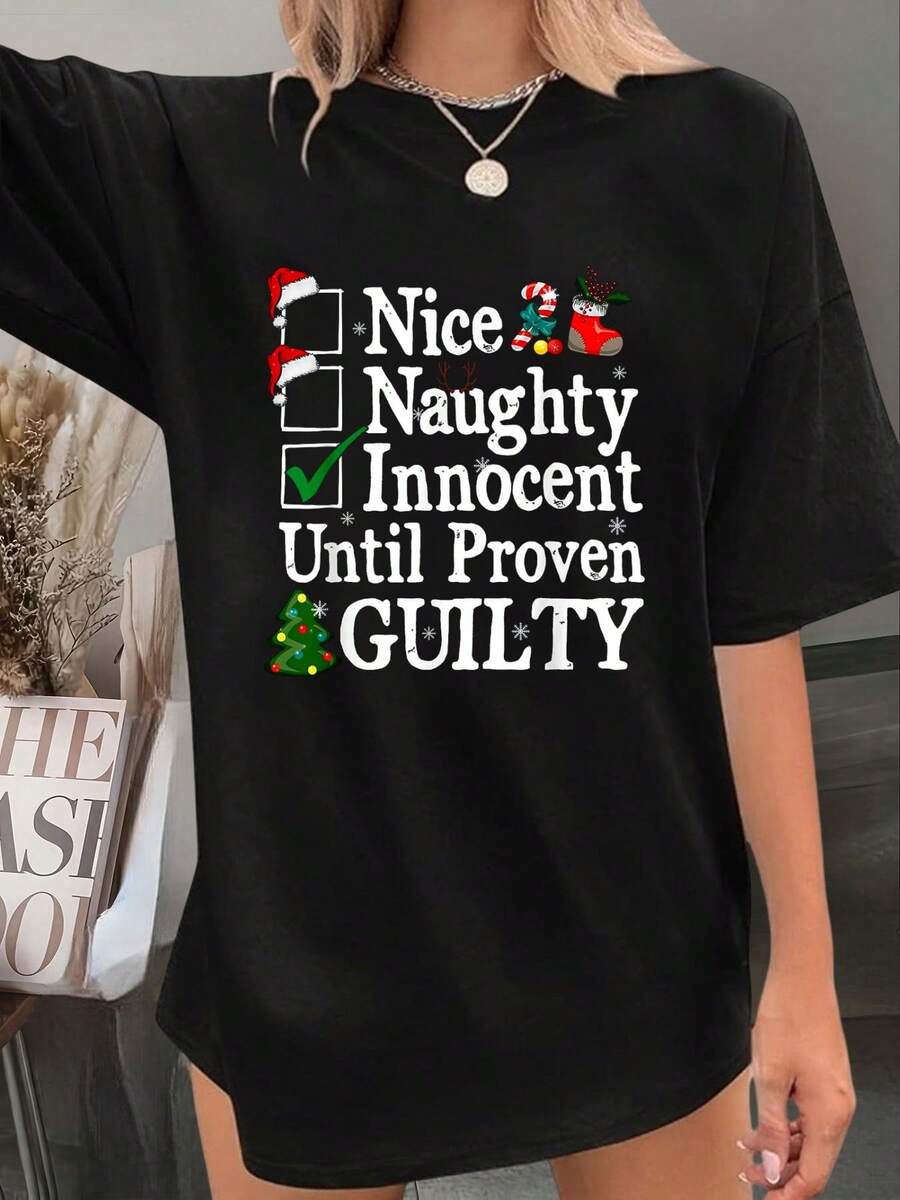 Camiseta de Enfermera Árbol de Navidad Propofol RN ER ICU Enfermera Navidad - Camiseta impresa con letras de Feliz Navidad y copos de nieve, 100% algodón, top de mujer de otoño y Navidad - Rosa Fucsia - Ver 1
