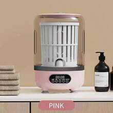 USB Rechargeable Portable Mini Washer & Dryer, Blue Light Design, With Rotating Drying Function, 3 Modes, Suitable For Washing Underwear, Socks, Home, Travel, Camping, Dorm Use - Multicolor - View 14