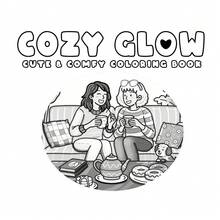 1 Stück (21cm*21cm) Neues Malbuch für Erwachsene, dickeres Papier ist deckend, mit klaren Linien und einfach zum Ausmalen, geeignet für Treffen mit besten Freunden, Freunde genießen Teezeit mit niedlichen Haustieren, süßen Leckereien und gemütlichen Zuhause Szenen "COZY GLOW" Malbuch zum Entwickeln des Denkens, Herbst. Schreibwaren, Schulmaterial, Zeichnen & Malen, Weihnachten
