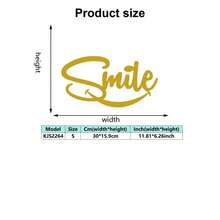 1 pezzo Decorazione da parete artistica e personalizzata con testo, facile da appendere, adatta per soggiorno, camera da letto o studio, migliora l'estetica dello spazio, rompe facilmente l'atmosfera noiosa, irradia sole e gioia, regalo ideale per vacanze, Natale, Ognissanti