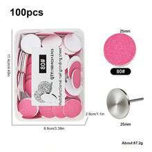 1 Box Metal Nail Drill Replacement Sanding Discs, Foot File Sanding Discs Compatible With Electric Foot Callus Remover - Multicolor - View 11