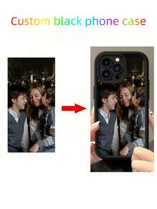 1pc Customized Personalized Pattern Grit Ladder Full Silicone Lens Protection Phone Case, Compatible With Apple 16, 15, 14, 13, 12, 11 Pro Max Series, Cat, Floral Bright Pink, Burgundy Red Fashion, Fashion, Colorful, Matching Phone Case, Simple Customized, Personalized, Unique, Mother's Day Gift Phone Case