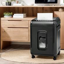 12-Sheet Micro-Cut Shredder For Paper CD Credit Card - Black - View 4