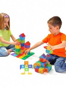 10/88pcs Building Blocks Set - Children's Construction Toy Set - Interlocking Bricks - Educational Skill Development Toy Set, Basic DIY Assembly Toy, Birthday Gift, Kindergarten Toy, Christmas Gift, Travel Toy, Kids Toy - Multicolor - View 6