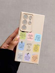 Ốp lưng điện thoại silicon lỏng họa tiết Note To Yourself bảo vệ toàn thân, chống sốc, chống rơi, chất liệu TPU mềm, cao su tương thích với iPhone 13/11/17/16/14/15/15pro/15 Plus/15 Promax/7plus/8plus/X/Xs Max/Xr/11pro/12pro/13pro/14pro/12mini/13mini/11promax - Nhiều màu - Xem 4