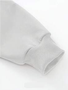 Men'S Casual Round-Neck Fashion Sweatshirt With Parental Patterns - White - View 3