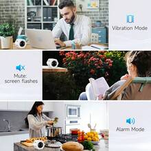 SULVGO Ticktime 番茄时钟效率计时立方体，六边形翻页时钟，支持暂停和恢复，静音和可调节声音提醒，适用于工作、办公室、多动症、学习、任务管理，可自定义 1/5/10/30/60 分钟倒计时 - 白色 - 白色 - 查看 7