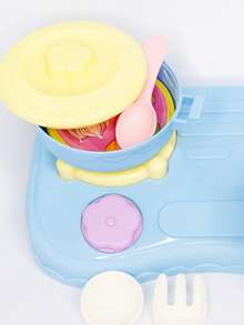 10 Piece Play Kitchen Kit For Girls Fun Mini Stove Pan Board Kitchen Candy Toy - 糖果廚房 9 件 - 查看 4