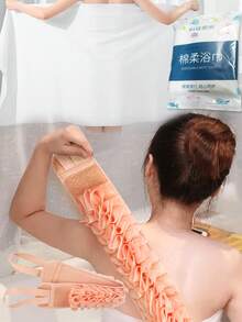 2 pezzi Asciugamani da bagno con fiori per scrubbing 2-in-1, asciugamani lunghi per la doccia per uso domestico, accessori speciali per la pulizia del fango, asciugamani a doppia faccia per la schiena, essenziali per campeggio e trekking, grandi asciugamani da bagno monouso ideali per la pulizia domestica, rimozione del trucco, elementi essenziali da viaggio, morbidi e ad asciugatura rapida, salviette detergenti per il viso, asciugamani compatti e spessi, asciugamani da doccia da viaggio portatili