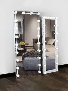 1 pieza Bombilla de 4/6/8/10/12/14 luces, Luz de espejo de maquillaje LED, Luz de espejo de tocador alimentada por USB de tres colores, Luz de maquillaje LED, Luz de relleno regulable y ajustable de color, Lámpara de tocador, Iluminación de dormitorio, Bombilla, Espejo, Peinado de dormitorio, Mesa de vestir de dormitorio - Luz de espejo - Ver 11